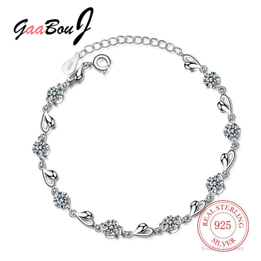 Delicate  GaaBou Jewelry 925 Sterling Silver Bracelet