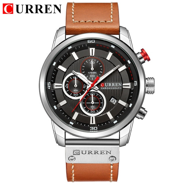 CURREN Top Luxury Brand Mens Quartz Watch