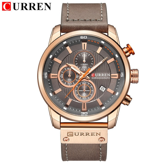 CURREN Top Luxury Brand Mens Quartz Watch